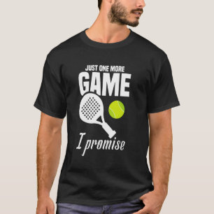 T-shirt Raquet Ball Lover Un Jeu Tournoi Joueur Padel