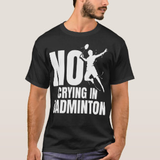T-shirt Raquette de badminton Joueur de volant de badminto