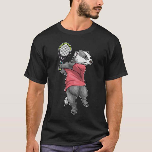 T-shirt Raquette de tennis de Badger (Devant)