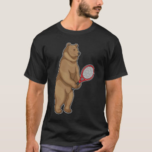 T-shirt Raquette de tennis de Bear Tennis
