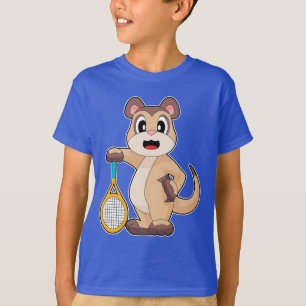 T-shirt Raquette de tennis de Meerkat