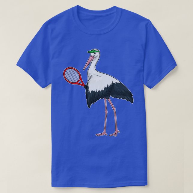 T-shirt Raquette de tennis de Stork (Design devant)