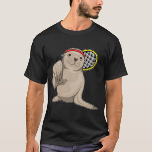 T-shirt Raquette de tennis de tennis de phoque
