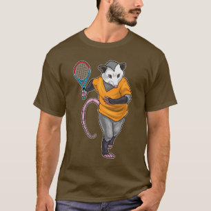 T-shirt Raquette de tennis d'Opossum