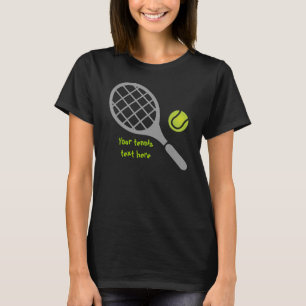T-shirt Raquette et balle de tennis