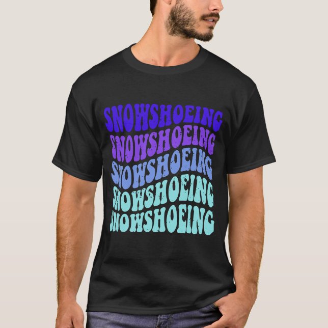 T-shirt Raquettes à neige Groovy (Devant)