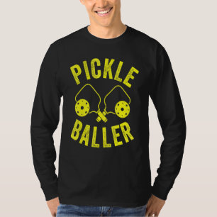 T-shirt Raquettes de Pickle Baller Rétro Vintage  Pickleba