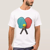 Raquettes de Pickleball Minimalistes Balle Jaune