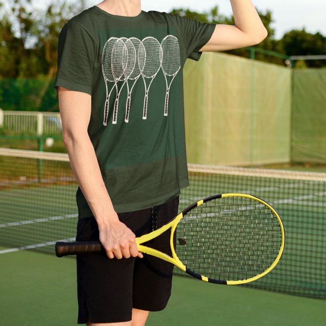 T-shirt raquettes de tennis (Créateur téléchargé)