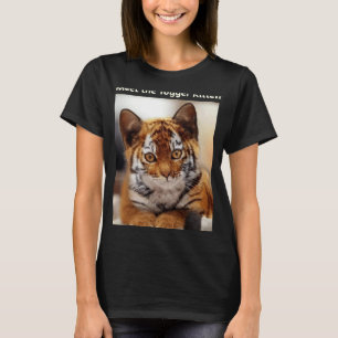 T-shirt Rare Cat élever le chaton-joueur pour chat et tigr