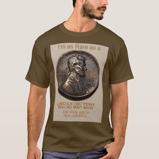 T-shirt Rare comme un Penny 1967 (Devant)
