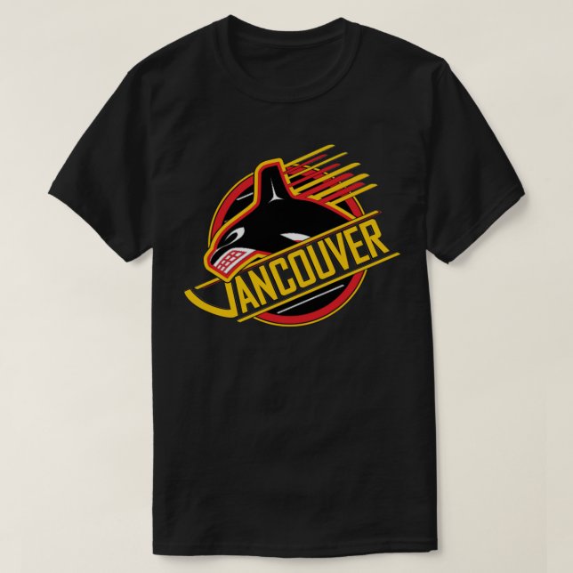 T-shirt RARE Vancouver Hockey - Retro Canucks Classic T-Sh (Design devant)