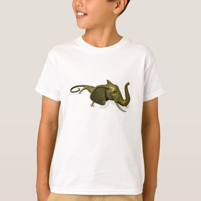 T-shirt Rarement Vu Geckophant (Devant)