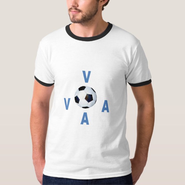 T-shirt ras de cou blanc noir  VIRGINIA  SPORT  (Devant)