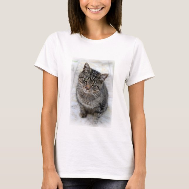 T-shirt ras-de-cou pour femmes (Devant)