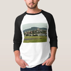 T-shirt ras-du-cou à manches 3/4 pour hommes