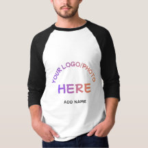 T-Shirt ras du cou personnalisé avec logo et nom d