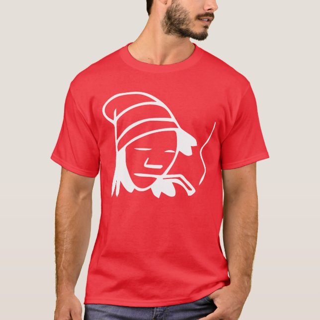 T-shirt Ras Tafari, contour (Devant)