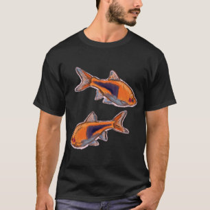 T-shirt Rasbora Arlequin - Dessin de Poisson Crayon Mignon