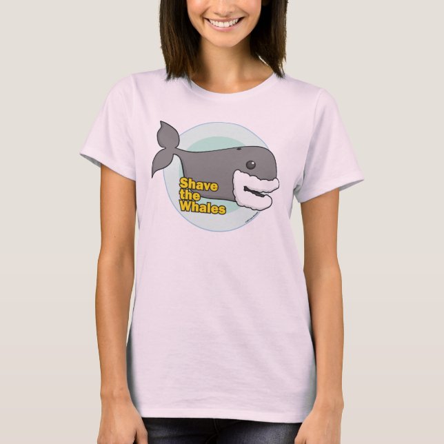 T-shirt Raser les baleines (Devant)