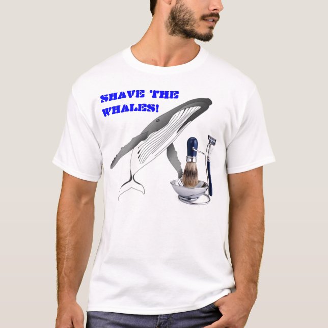T-SHIRT RASEZ LES BALEINES (Devant)