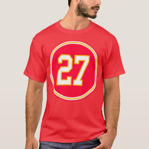 T-shirt Rashad Fenton Numéro 27 Jersey Kansas City Chiefs