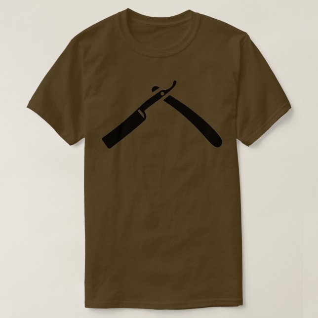 T-shirt Rasoir à raser (Design devant)