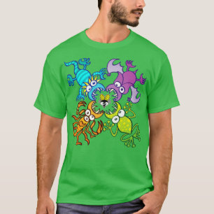T-shirt Raspion de lézard de chauve-souris et grenouille a