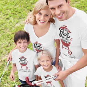 T-shirt Rassemblement de famille BBQ annuel tenue de soiré