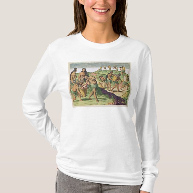 T-shirt Rassemblement de la nourriture pour l'entrepôt (Devant)