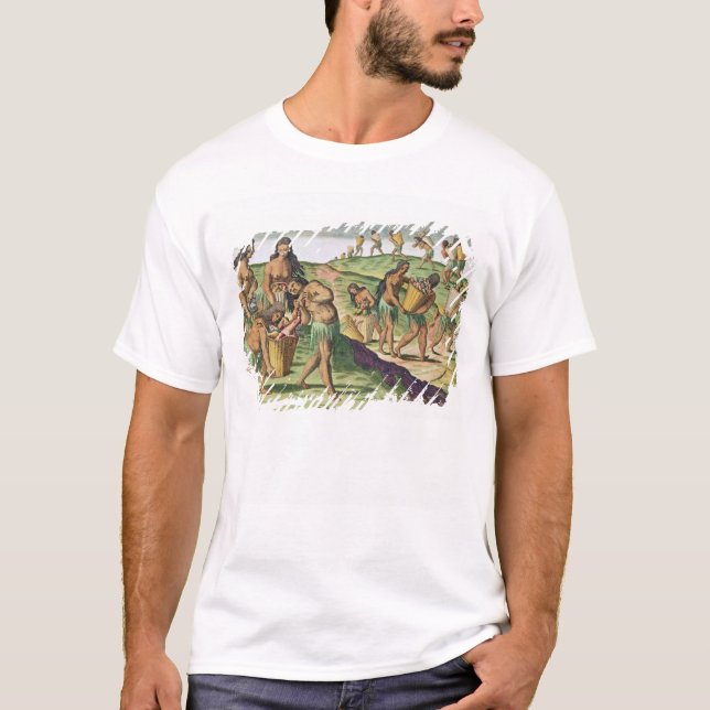 T-shirt Rassemblement de la nourriture pour l'entrepôt (Devant)