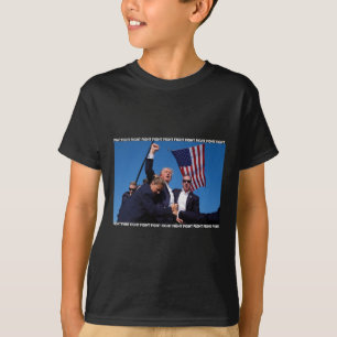 T-shirt Rassemblement Tirant Trump Tirant Sur L'Ination De