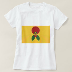 T-shirt Rasta Colours Art Abstrait Imprimer