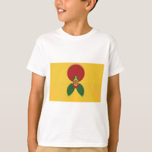 T-shirt Rasta Colours Art Abstrait Imprimer