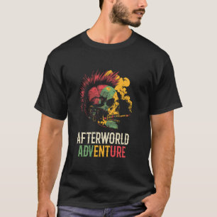T-shirt Rasta crâne de reggae - Musique Rastafarian Afterw