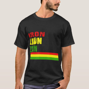 T-shirt Rasta IRON LION ZION Reggae