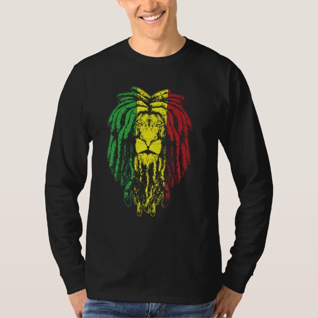 T-shirt Rasta Jamaica Lion (Devant)