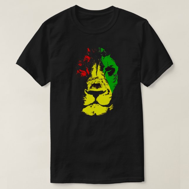 T-shirt Rasta - Lion De Juda (Design devant)