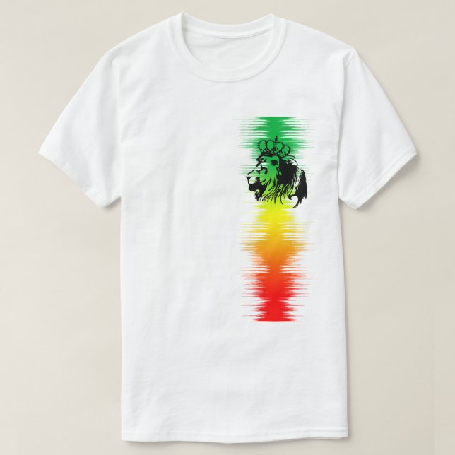 T-shirt Rasta - Lion de Juda (Design devant)