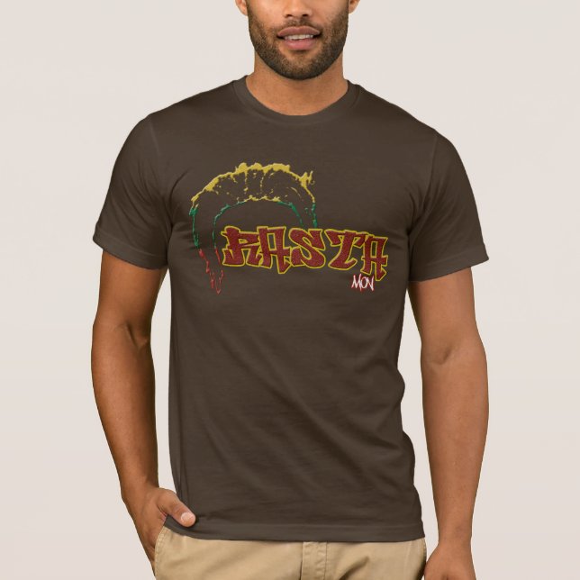 T-SHIRT RASTA LUNDI (Devant)