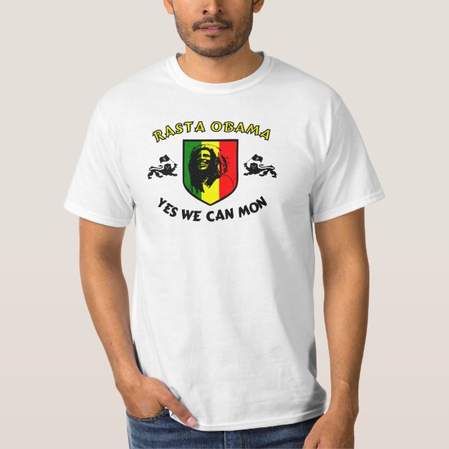 T-shirt Rasta Obama (Devant)