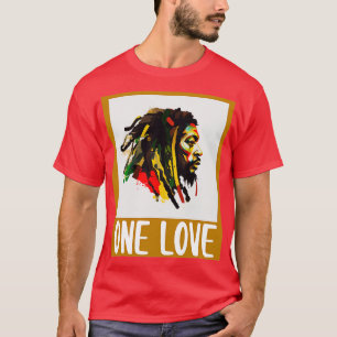 T-shirt Rasta One Love Reggae Rastafari
