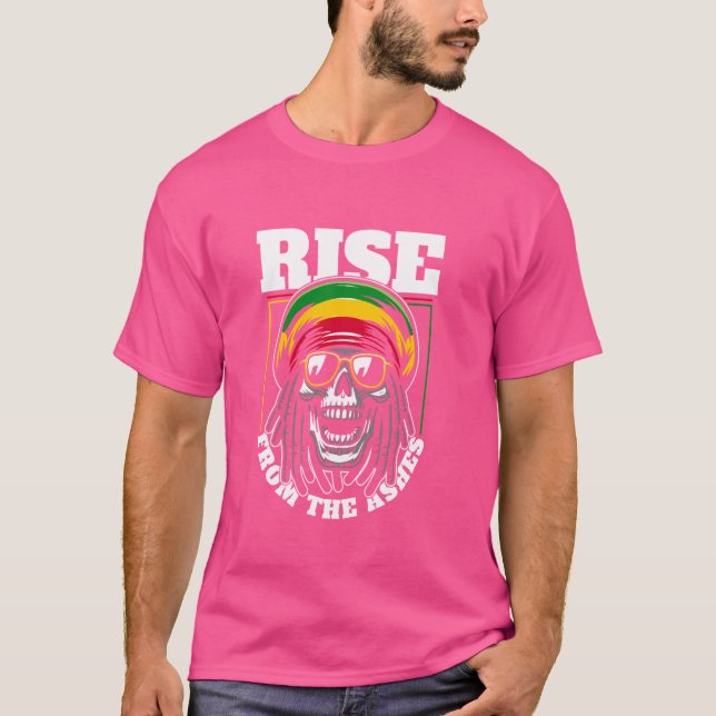 T-shirt Rasta Rastafari - Rastafarian R (Devant)