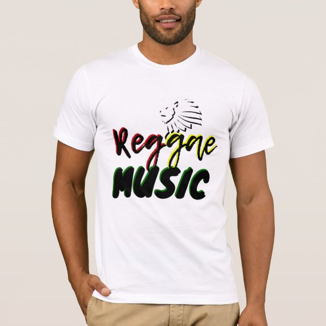 T-Shirt Rasta Reggae Music (Devant)