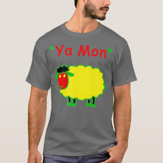 T-shirt Rasta Sheep Ya Mon Funny
