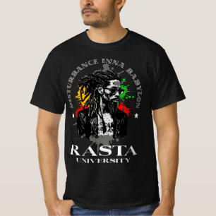 T-shirt Rasta University Disturbance Inna Babylon Reggae