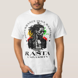 T-shirt Rasta University Disturbance Inna Babylon Reggae