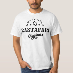 T-shirt Rasta University Rastafari Reggae d'origine