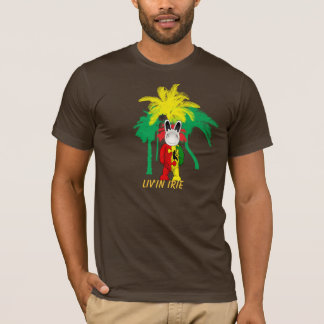 T-shirt rastabuninthetropics, Liv'in Irie