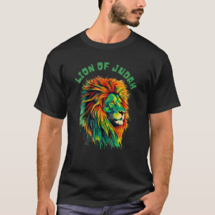 T-shirt Rastafari Lion de Juda Jamaïque Souvenir Rasta Roo